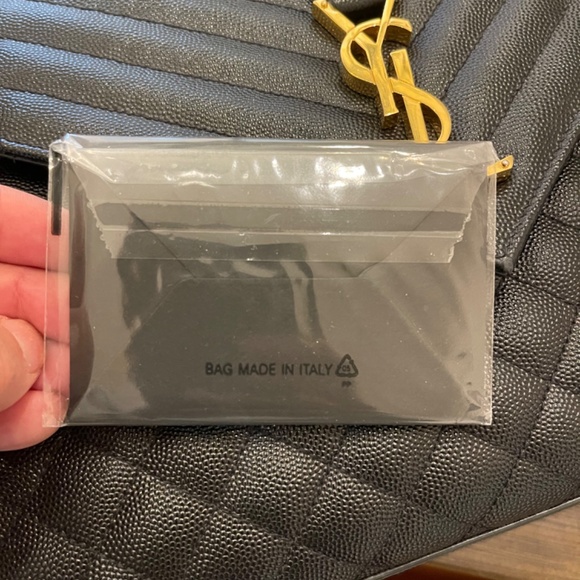 YSL ENVELOPE LARGE BAG IN MIX MATELASSÉ GRAIN DE POUDRE EMBOSSED LEATHER - Picture 13 of 15